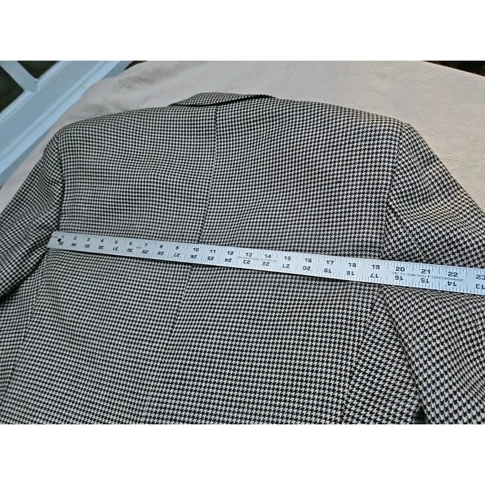 Ralph Lauren Polo University Club Tweed Blazer Jacket Vintage USA Houndstooth 44